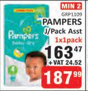 Pampers J/Pack Assorted-1 x 1 Pack