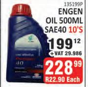 Engen Oil SAE40-10 x 500ml
