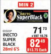 Inecto Super Black-6 x 28ml