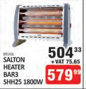 Salton Heater BAR3 SHH25 1800W