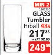 Glass Tumbler Hiball-48s