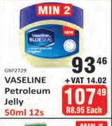 Vaseline Petroleum Jelly-12 x 50ml