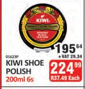 Kiwi Shoe Polish-6 x 200ml