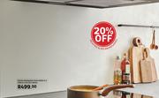 Kitchen Backsplash Glass (White)