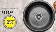 Cam Africa Kitchen Sink Prep Bowl (Black) 410 Incl90mm