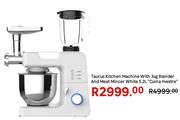 Taurus Kitchen Machine With Jug Blender & Meat Mincer White 5.2L "Cuina Mestre"