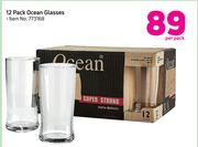 Ocean 12 Pack Glasses-Per Pack