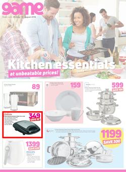 Game : Kitchen Essentials (25 July - 12 Aug 2018), page 1