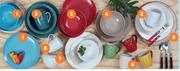 Always Home Ribbed Bowl, Dinner Plate Or Side Plate-Each