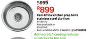 Cam Africa Kitchen Prep Bowl Stainless Steel Dia 81485470-41cm