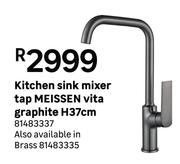 MEISSEN Kitchen Sink Mixer Tap (Vita Graphite) H37cm 81483337