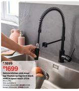 Delinia Kitchen Sink Mixer Tap Thomas Spring Neck (Chrome) 81444268