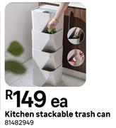 Kitchen Stackable Trash Can 81482949-Each