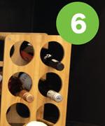 Wine Rack (Bamboo) For 6 Bottles 81486336