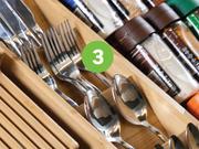 Fine Living Bamboo Space Saver Cutlery Organizer D23 x W10cm 81488661