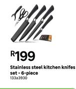 Stainless Steel Kitchen Knifes Set 6 Piece 133a3930