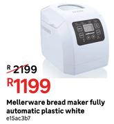 Mellerware Fully Automatic Plastic Bread Maker White e15ac3b7