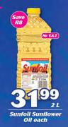 Sunfoil Sunflower Oil-2L Each