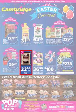 Cambridge Food Klerksdorp : Easter Carnival (11 Apr - 23 Apr 2019), page 1
