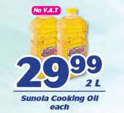 Sunola Cooking Oil-2L Each