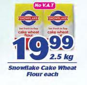 Snowflake Cake Wheat Flour-2.5Kg Each
