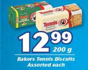 Bakers Tennis Biscuits-200g Each