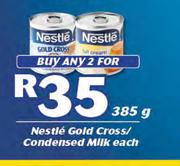 Nestle Gold Cross/Condensed Milk-2X385g 