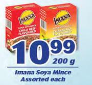 Imana Soya Mince-200g Each