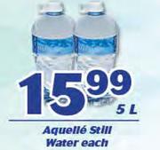Aquelle Still Water-5L Each