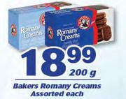 Bakers Romany Creams-200g Each