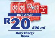 Roxy Energy Drink-3X500ml