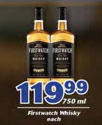 Firstwatch Whisky-750ml Each