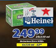 Heineken/Zero NRBs-6X330ml