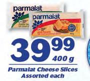 Parmalat Cheese Slices-400g Each