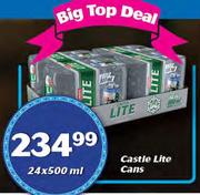 Castle Lite Cans-24X500ml