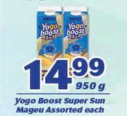 Yogo Boost Super Sun Mageu-950g Each