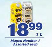 Mageu Number 1-1L Each