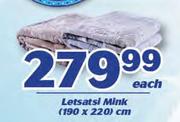 Letsatsi Mink(190x220cm)-Each