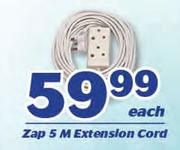 Zap 5M Extension Cord-Each