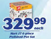 Hart J7 6 Piece Polished Pot Set-Each