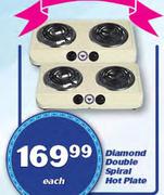 Diamond Double Spiral Hot Plate-Each