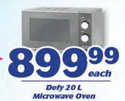 Defy 20L Microwave Oven-Each