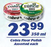 Cobra Floor Polish-350ml Each