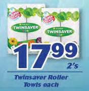 Twinsaver Roller Towls-2's