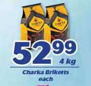 Charka Briketts-4Kg Each