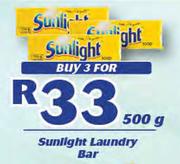 Sunlight Laundry Bar-3X500g