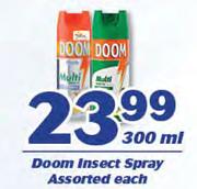 Doom Insect Spray-300ml Each