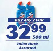 Toilet Duck-2X500ml 