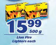 Lion Fire Lighters-500g Each