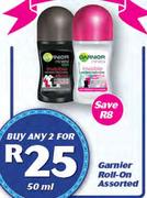 Garnier Roll On-2X50ml